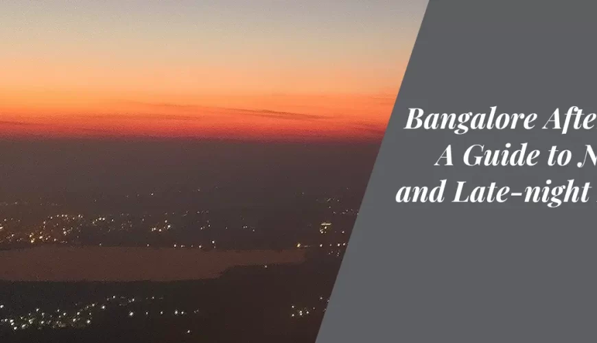 Bangalore After Dark: A Guide to Nightlife and Late-night Haunts