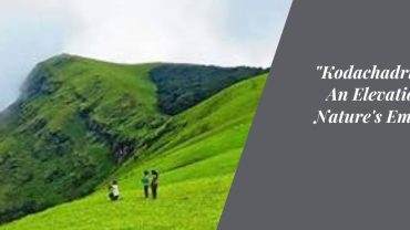 "Kodachadri Peak: An Elevation into Nature's Embrace"
