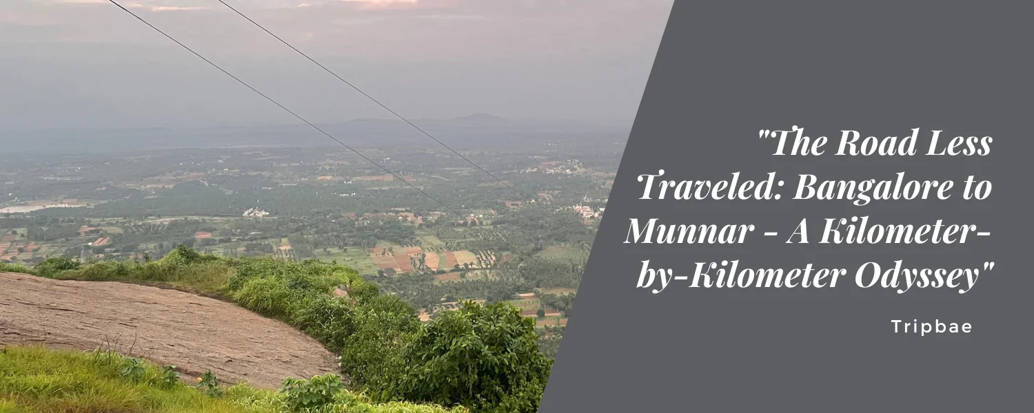 “The Road Less Traveled: Bangalore to Munnar – A Kilometer-by-Kilometer Odyssey”